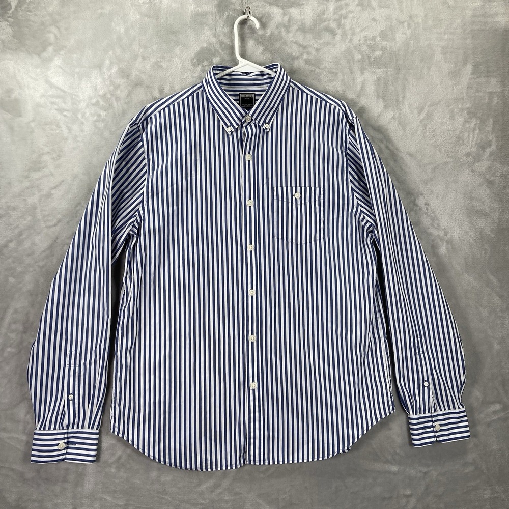 Todd Snyder Shirt Mens XL Button Down Striped Long Sleeve Cotton Preppy Casual